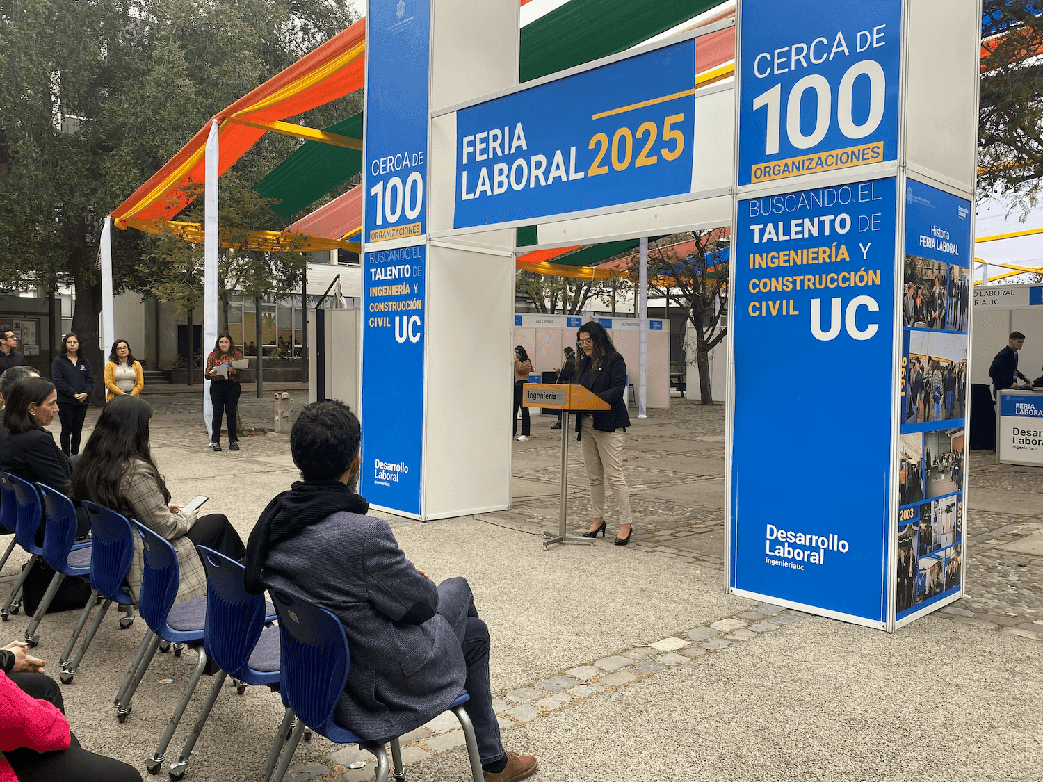 Dictuc fortalece vínculos con futuros profesionales en la Feria Laboral de Ingeniería UC
